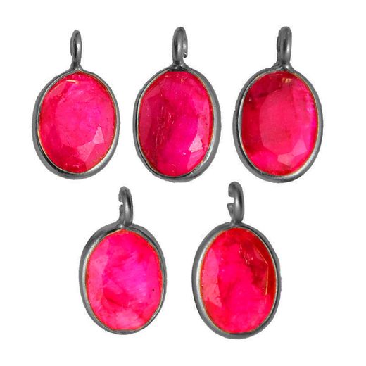 Colgante Plata Mujer CHM0008RURU Piedra Mineral Rubí (1) Unidad