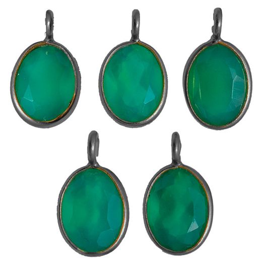 Colgante Plata Mujer CHM0009RUOV Piedra Mineral Onix Verde (1) Unidad