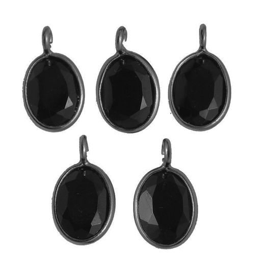 Colgante Plata Mujer CHM0009RUOX Piedra Mineral Onix Negro (1) Unidad