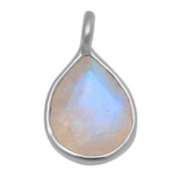 Colgante Plata Mujer CHM0012PLPL Piedras Minerales Piedra Luna