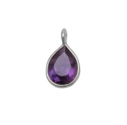 Colgante Plata Mujer CHM0013PLAM Piedras Minerales Amatista