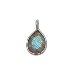 Colgante Plata Mujer CHM0013PLLA Piedras Minerales Labradorita
