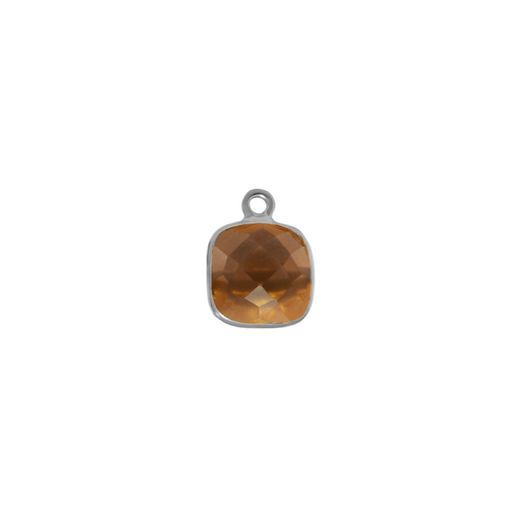 Colgante Plata Mujer CHM0022PLCH Piedras Minerales Cuarzo Ahumado