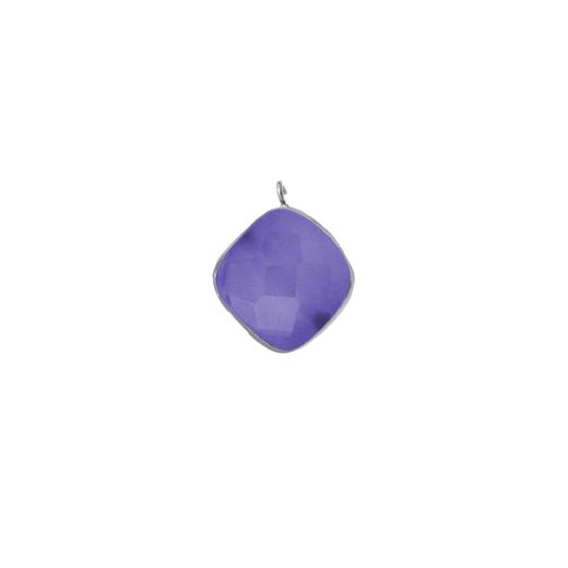 Colgante Plata Mujer CHM0023PLAM Piedra Mineral Amatista
