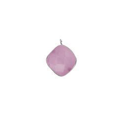 Colgante Plata Mujer CHM0023PLCR Piedra Mineral Cuarzo Rosa