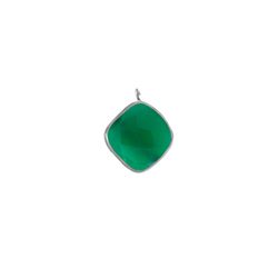 Colgante Plata Mujer CHM0023PLOV Piedra Mineral Onix Verde