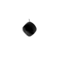 Colgante Plata Mujer CHM0023PLOX Piedra Mineral Onix Negro