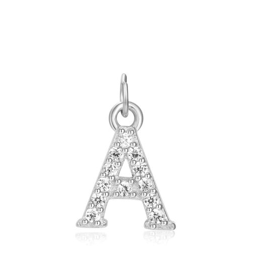 Colgante Plata Mujer CHZ0035RHCZA Letra A Circonitas