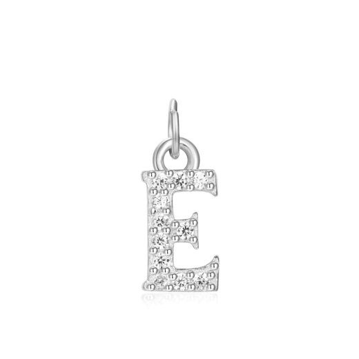 Colgante Plata Mujer CHZ0035RHCZE Letra E Circonitas