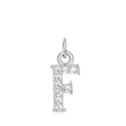 Colgante Plata Mujer CHZ0035RHCZF Letra F Circonitas