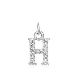 Colgante Plata Mujer CHZ0035RHCZH Letra H Circonitas