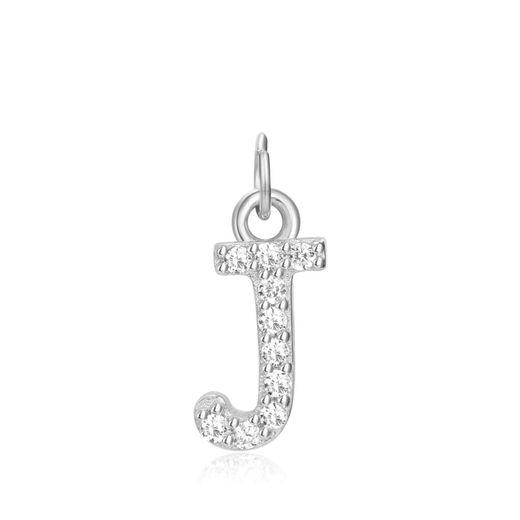 Colgante Plata Mujer CHZ0035RHCZJ Letra J Circonitas