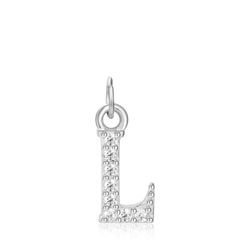 Colgante Plata Mujer CHZ0035RHCZL Letra L Circonitas