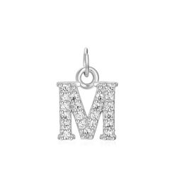 Colgante Plata Mujer CHZ0035RHCZM Letra M Circonitas
