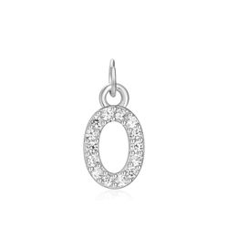 Colgante Plata Mujer CHZ0035RHCZO Letra O Circonitas
