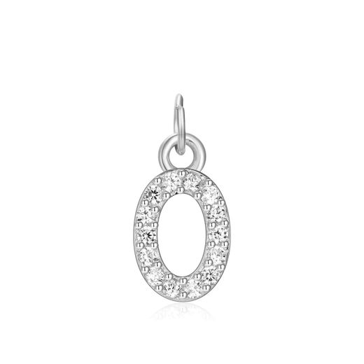 Colgante Plata Mujer CHZ0035RHCZO Letra O Circonitas