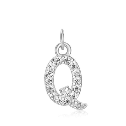 Colgante Plata Mujer CHZ0035RHCZQ Letra Q Circonitas