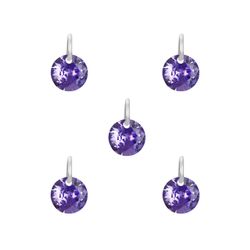 Colgante Plata Mujer CHZ0065RHAM Circonita Morada (1) Unidad