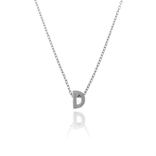 Colgante Plata Mujer CO00039DRH Letra D En Brillo