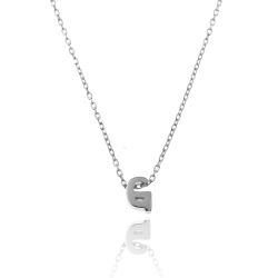 Colgante Plata Mujer CO00039GRH Letra G En Brillo