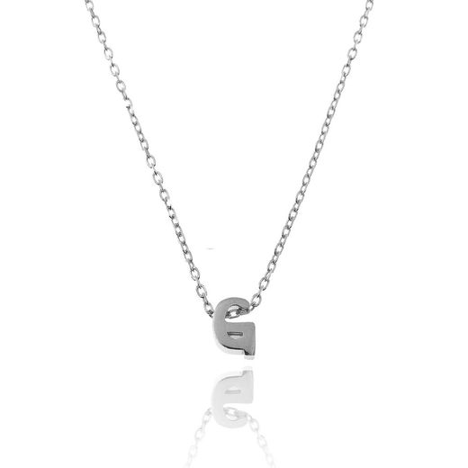Colgante Plata Mujer CO00039GRH Letra G En Brillo