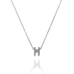 Colgante Plata Mujer CO00039HRH Letra H En Brillo