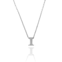 Colgante Plata Mujer CO00039IRH Letra I En Brillo