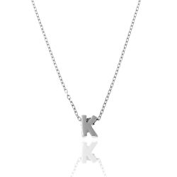Colgante Plata Mujer CO00039KRH Letra K En Brillo