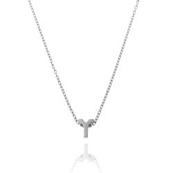 Colgante Plata Mujer CO00039YRH Letra Y En Brillo