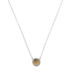 Colgante Plata Mujer COM0002PLLA Piedras Minerales Labradorita