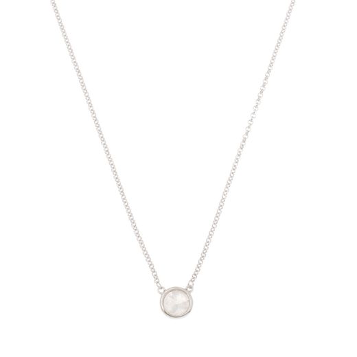 Colgante Plata Mujer COM0025RHPL Piedra Mineral Piedra Luna