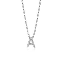 Colgante Plata Mujer COZ0172RHA Letra A C. Circonitas