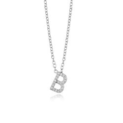 Colgante Plata Mujer COZ0172RHB Letra B C. Circonitas