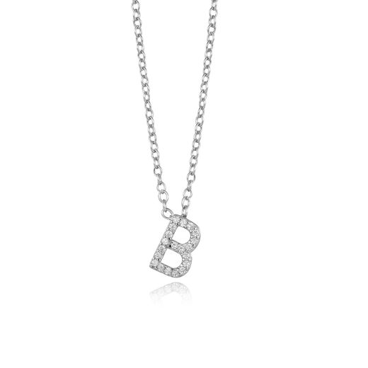 Colgante Plata Mujer COZ0172RHB Letra B C. Circonitas