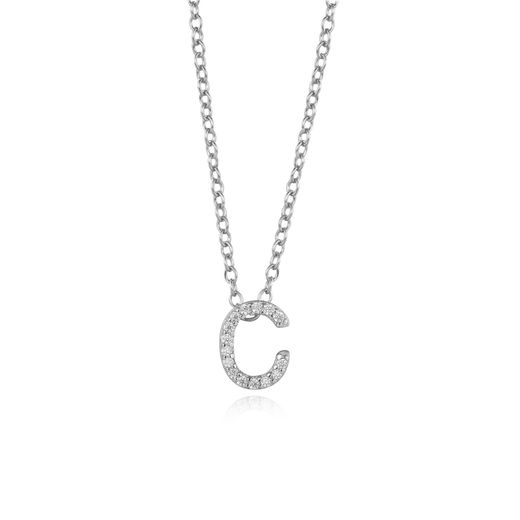 Colgante Plata Mujer COZ0172RHC Letra C C. Circonitas