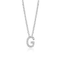 Colgante Plata Mujer COZ0172RHG Letra G C. Circonitas