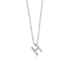 Colgante Plata Mujer COZ0172RHH Letra H C. Circonitas