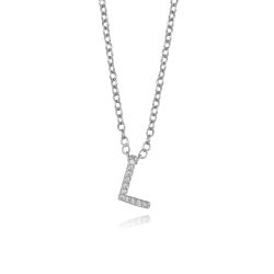 Colgante Plata Mujer COZ0172RHL Letra L C. Circonitas