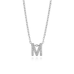Colgante Plata Mujer COZ0172RHM Letra M C. Circonitas