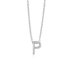 Colgante Plata Mujer COZ0172RHP Letra P C. Circonitas