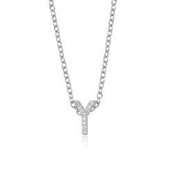 Colgante Plata Mujer COZ0172RHY Letra Y C. Circonitas