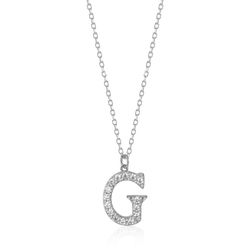 Colgante Plata Mujer 10mm COZ0283RHCZG Letra G Circonitas
