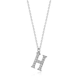 Colgante Plata Mujer 10mm COZ0283RHCZH Letra H Circonitas