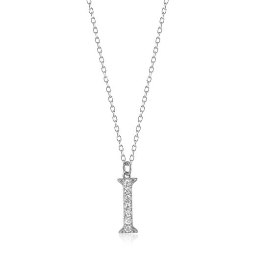 Colgante Plata Mujer 10mm COZ0283RHCZI Letra I Circonitas