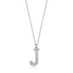 Colgante Plata Mujer 10mm COZ0283RHCZJ Letra J Circonitas