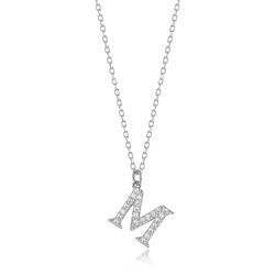 Colgante Plata Mujer 10mm COZ0283RHCZM Letra M Circonitas