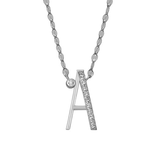 Colgante Plata Mujer COZ0345RHA Letra A C. Circonitas