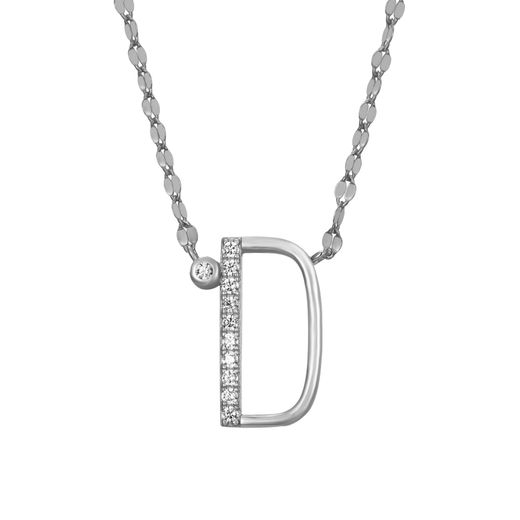 Colgante Plata Mujer COZ0345RHD Letra D C. Circonitas