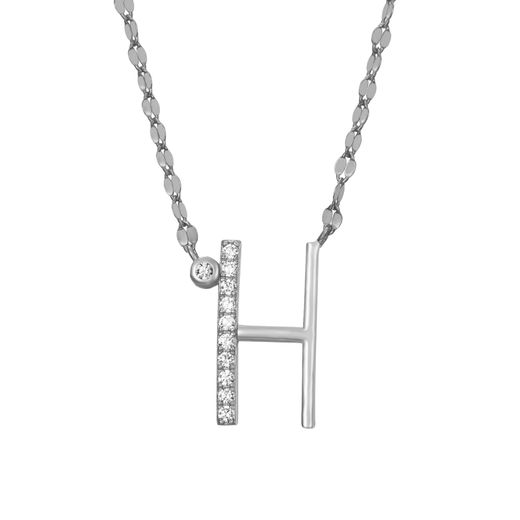 Colgante Plata Mujer COZ0345RHH Letra H C. Circonitas