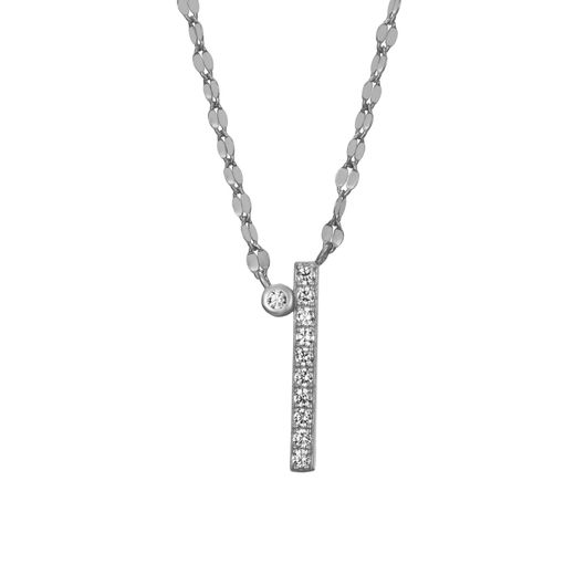 Colgante Plata Mujer 16mm COZ0345RHI Letra I Circonitas